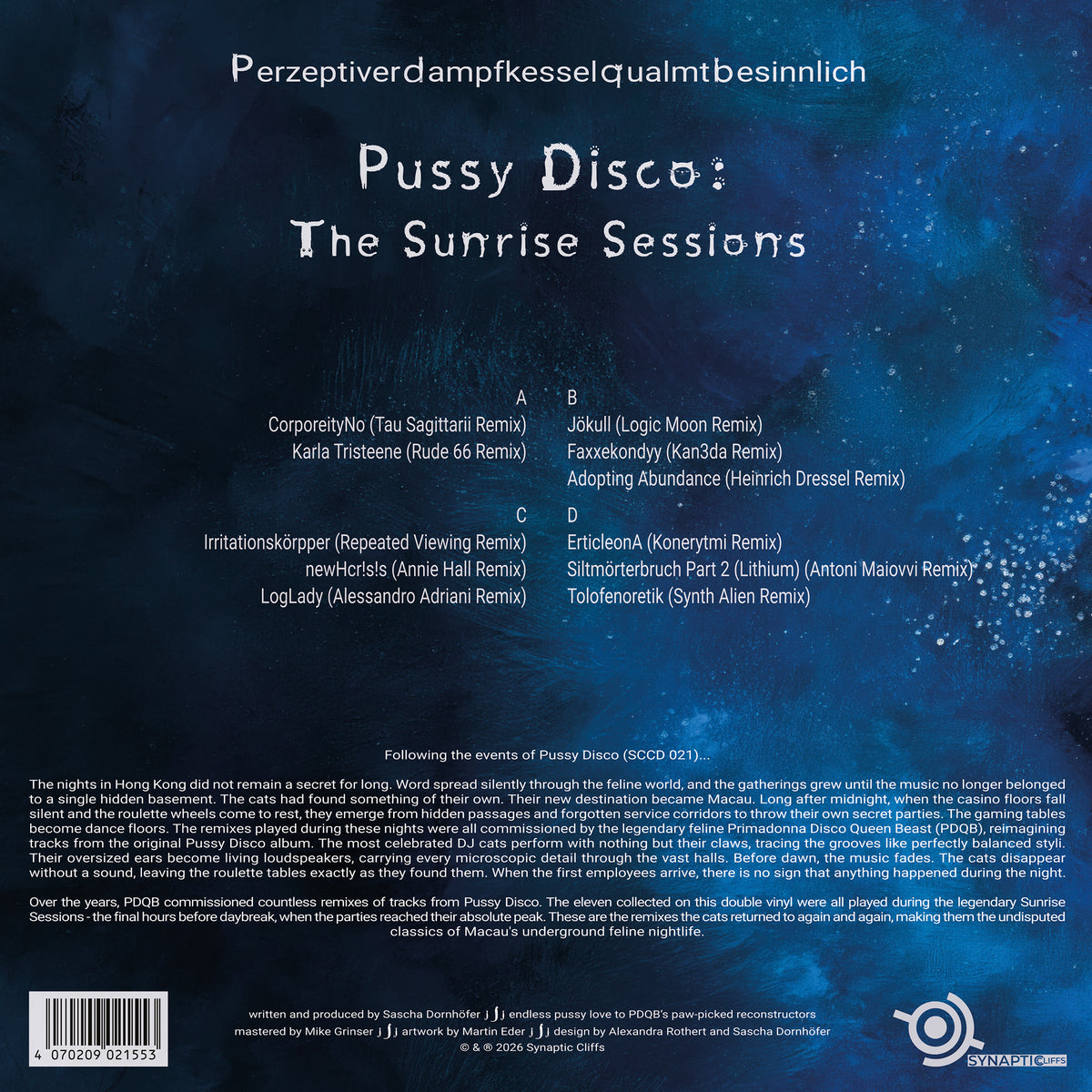 Pussy Disco: The Sunrise Sessions (Double LP Vinyl)