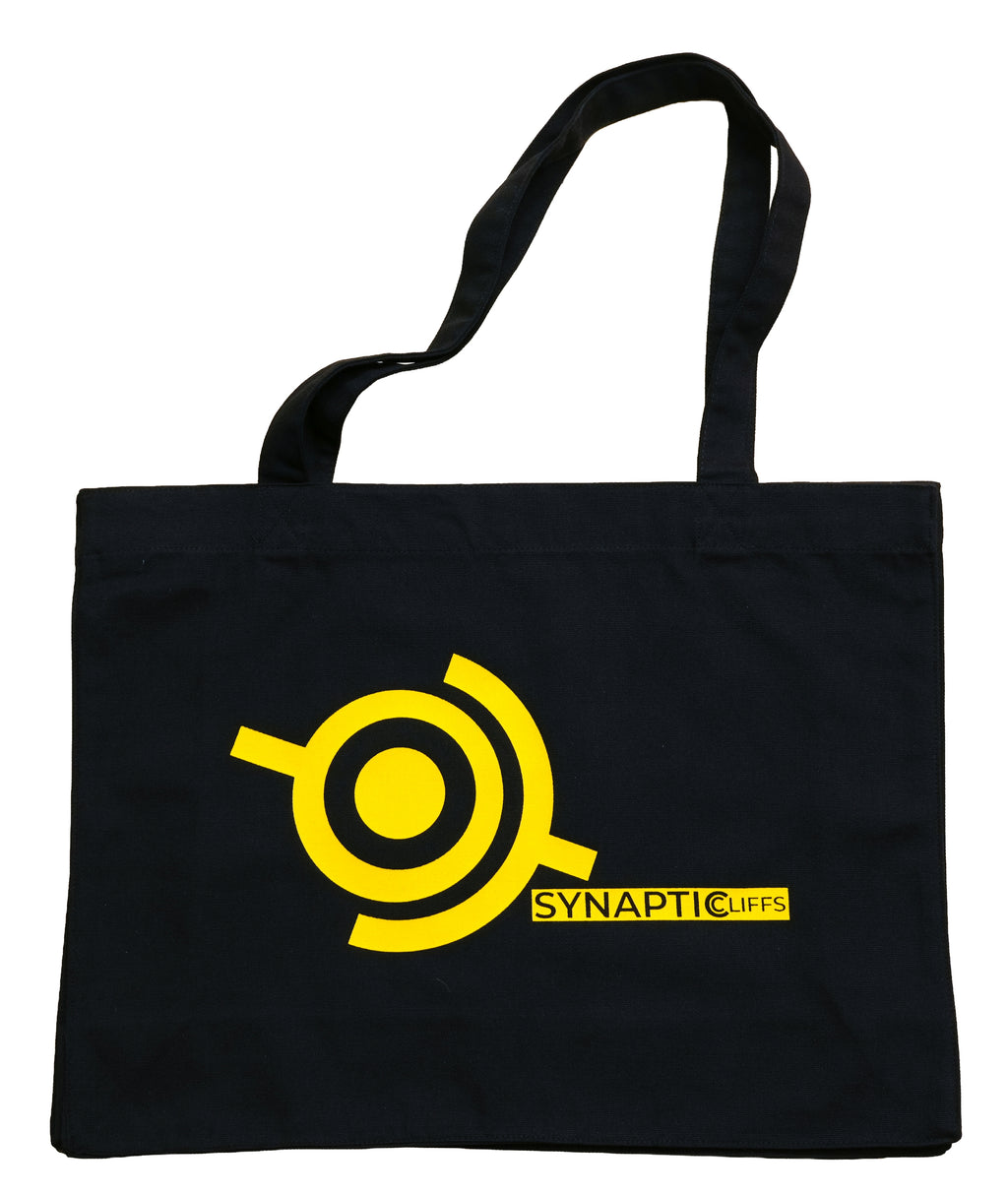 Shopping Bag (Black with yellow logo)