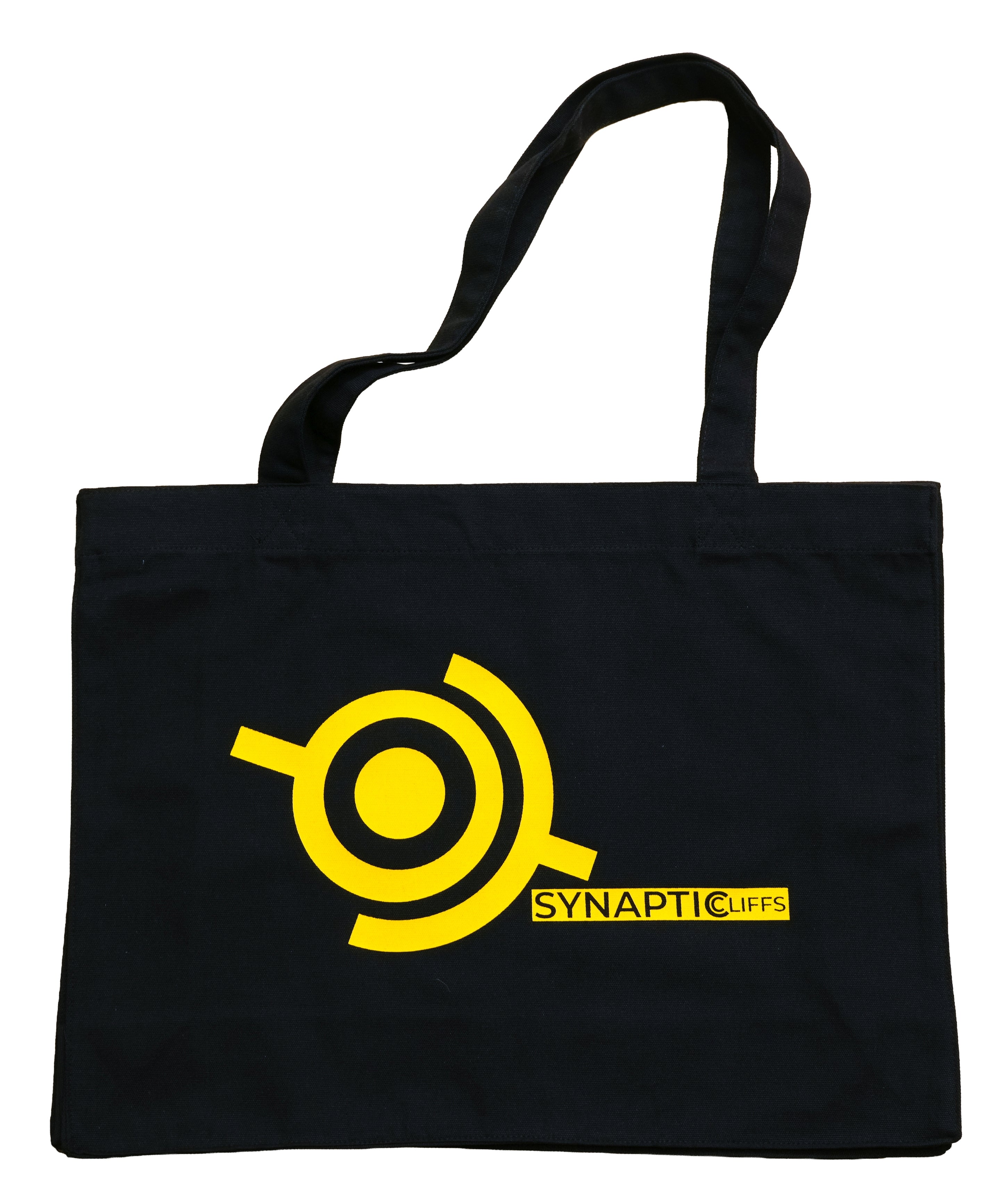 Shopping Bag (Black with yellow logo)